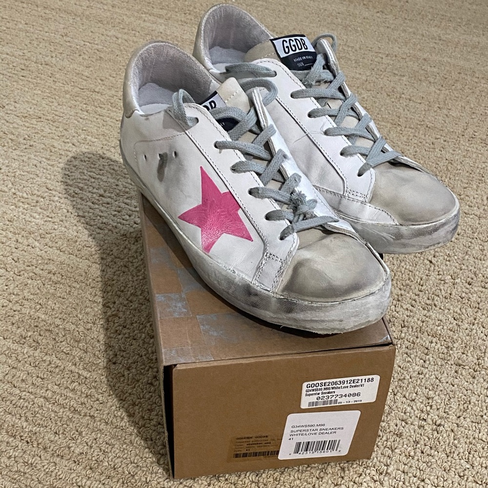 Brand new never worn Golden Goose Superstars